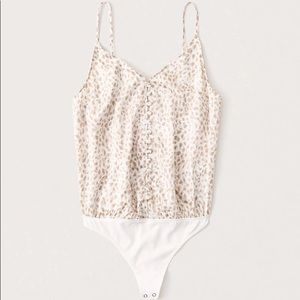 Abercrombie and Fitch leopard bodysuit